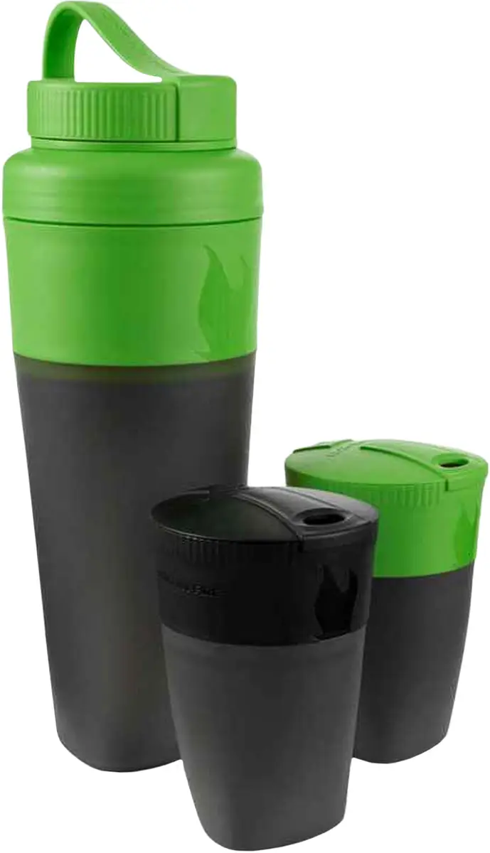 Набір склянок Light my fire Pack-up-Drink Kit Green-black