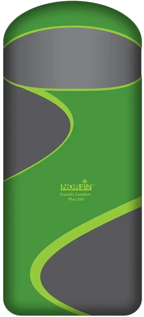 Спальний мішок Norfin Scandic Comfort Plus 350 0°- (-10 °) 230х100см NF L Green